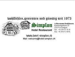 Restaurant Simplon, Frutigen